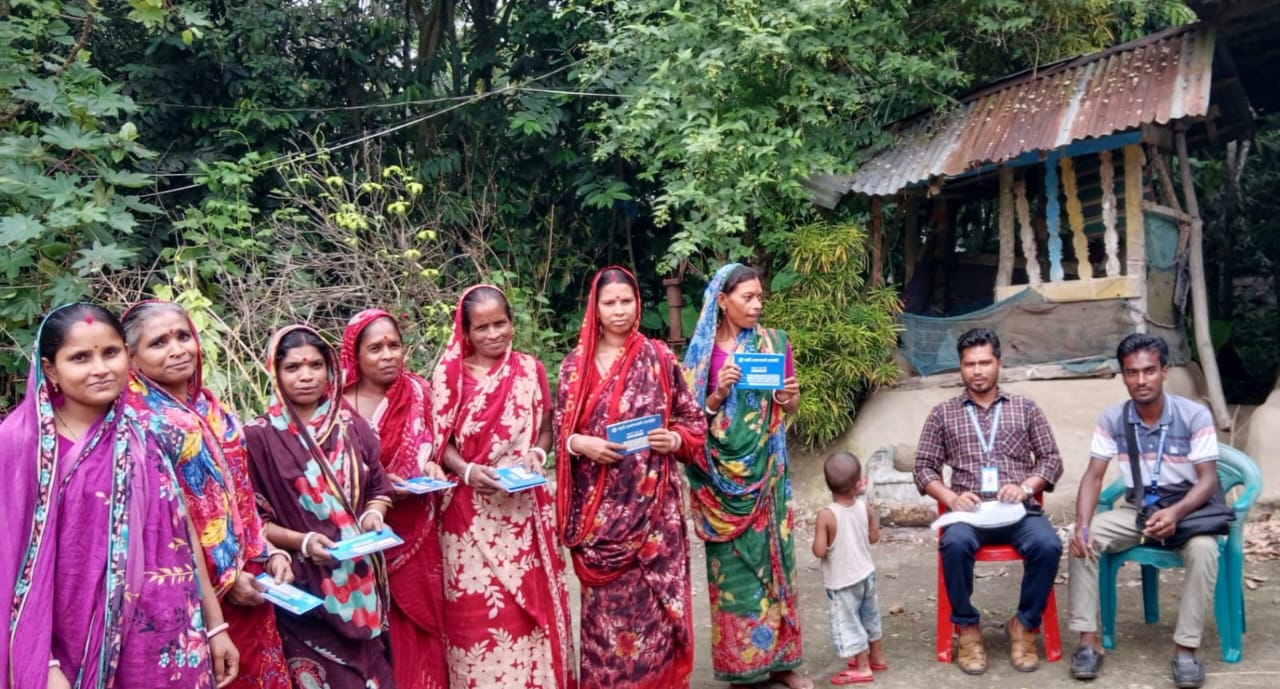 এরিয়া ম্যানেজারদারে ফিল্ড পরিদর্শন।