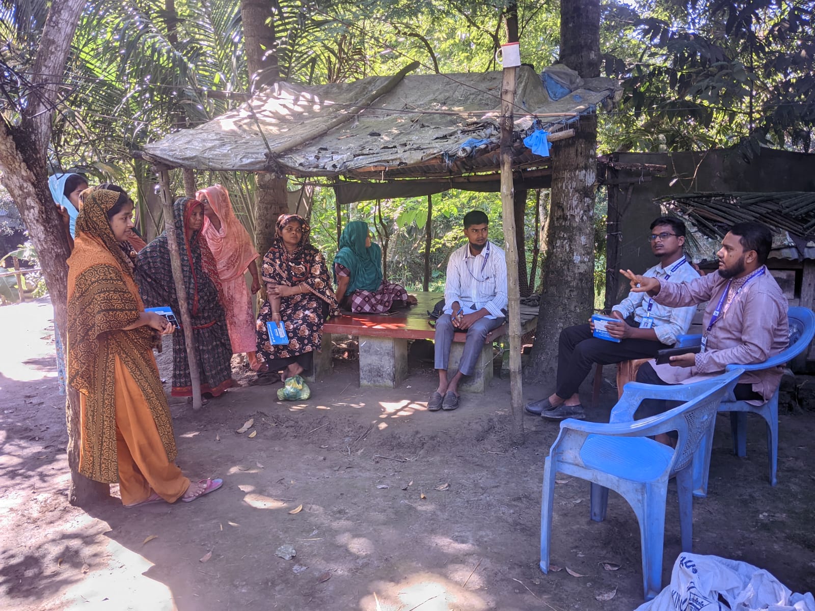 কোটালীপাড়া শাখার শিতাইকুন্ড মহিলা সমিতি পরিদর্শন করেন প্রধান কার্যালয়ের পরিদর্শকদল