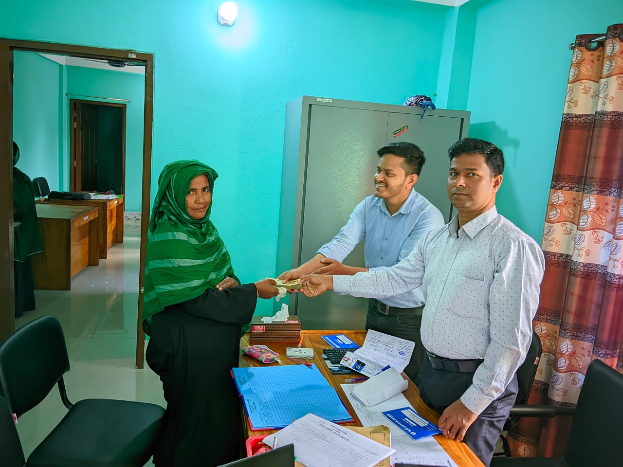 কোটালীপাড়া শাখার ঋণ বিতরণ।